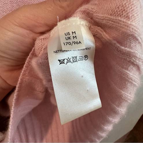 Pilcro  Anthropologie 100% Sleeves Cashmere Sweater in Pink size Medium E0832