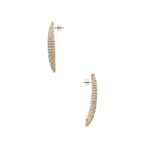 Ettika  Crescent Moon Earrings Gold Womens Size OS