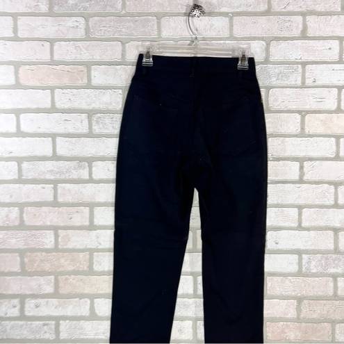 St. John  Signature High Rise Straight Leg Jeans in Black Size 2