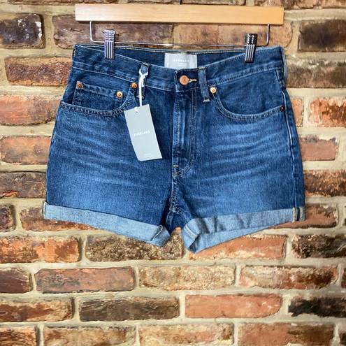 Everlane NWT  Dark Wash Blue Midnight Indigo The Denim Jean Shorts Womens Size 26