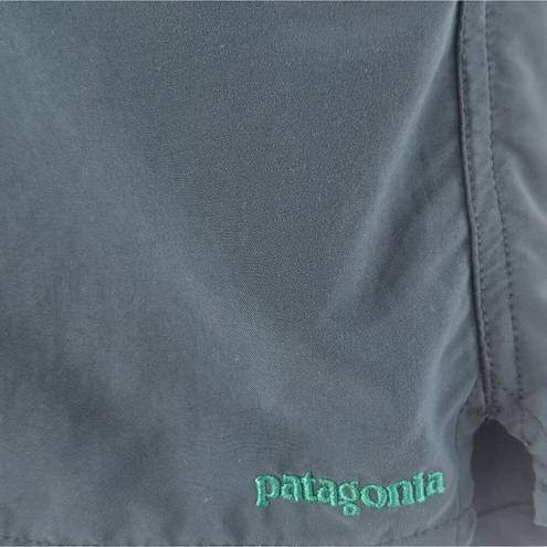 Patagonia  Green Blue Colorblock Meridian Board Swim Shorts Women's Size 8