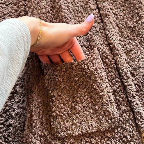 Pink Lily Long brown cardigan