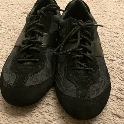 Coach : Black Lexey (A1442) Signature sneakers- 9