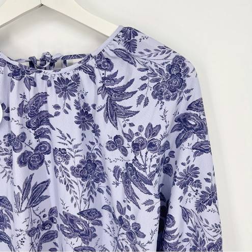 Hill House NWT  The Simone Dress Lilac Tonal Floral XS