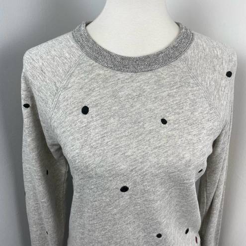 n:philanthropy NEW  Polka Dot Sweatshirt Heather Gray Small