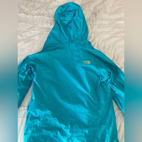 The North Face Women’s Blue Hoodie Rain Jacket