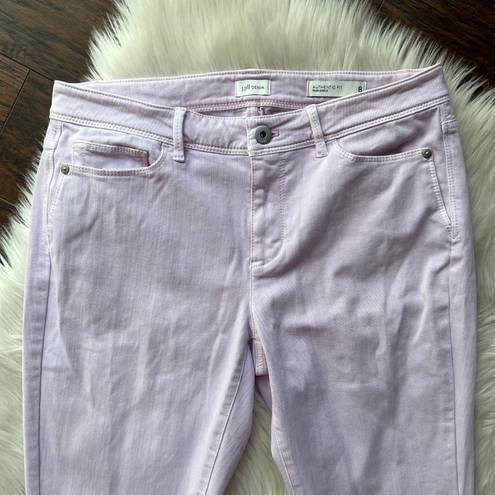 J.Jill Authentic Fit Slim Ankle Lavender Jeans