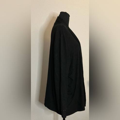 89th and Madison - Black long sleeve Cardigan size 3X