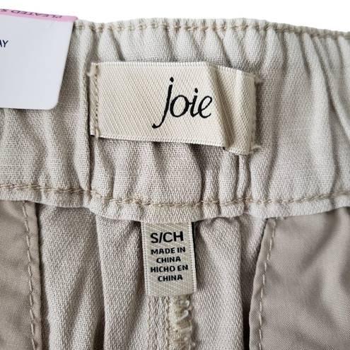 Joie  Shorts Womens Small NWT Beige Linen Blend Pleated High Waisted Summer