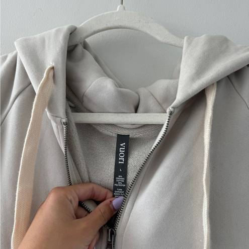 Vuori  Restore Zip Up Hoodie in Salt L