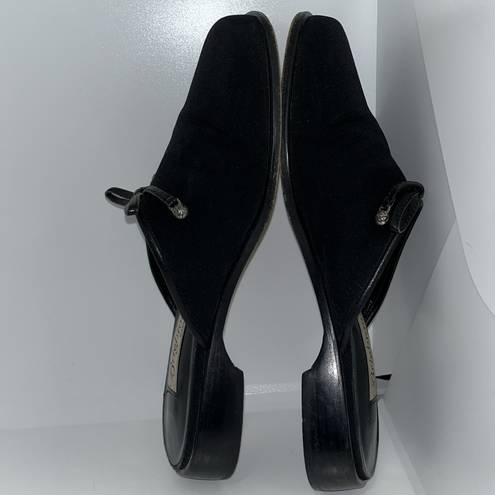 Brighton  BLack Slip On Mules Slipper Style Shoes HOLLY Women’s 6.5