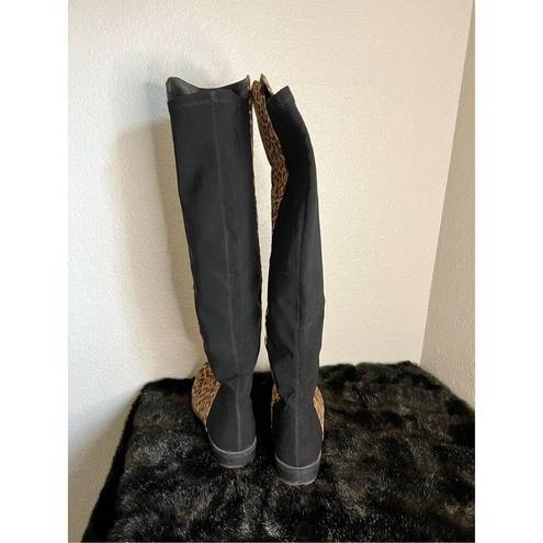 Unisa  leopard cheetah knee high boots 8.5