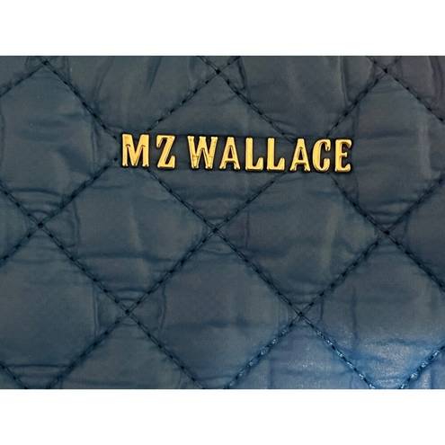 MZ Wallace  Nylon Pouch Bag Blue
