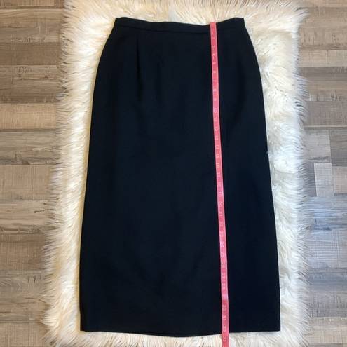 Talbots Vintage  long wool pencil skirt with front slit fully lined 10P