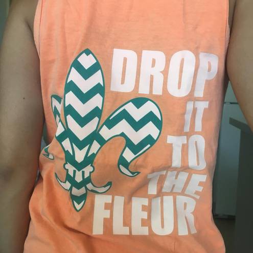 Kappa  Orange Turquoise White Tank Top