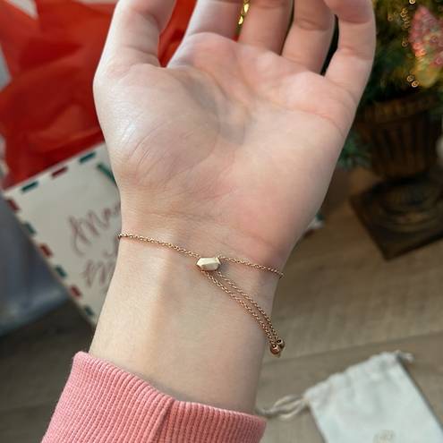 Kendra Scott  Whitlee Adjustable Rose Gold Bracelet