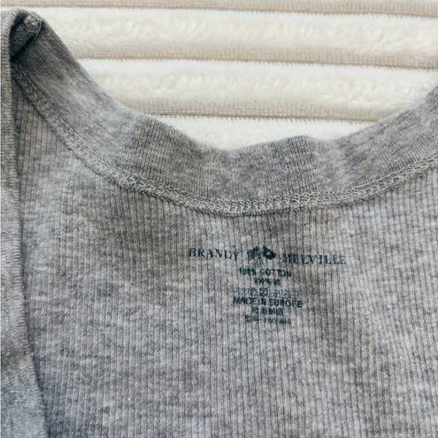 Brandy Melville Light grey  Connor tank top