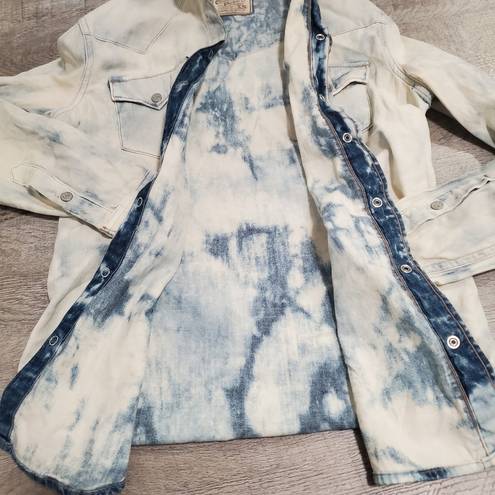 Polo VINTAGE  Ralph Lauren Washed Denim Button Down Shirt Size XS