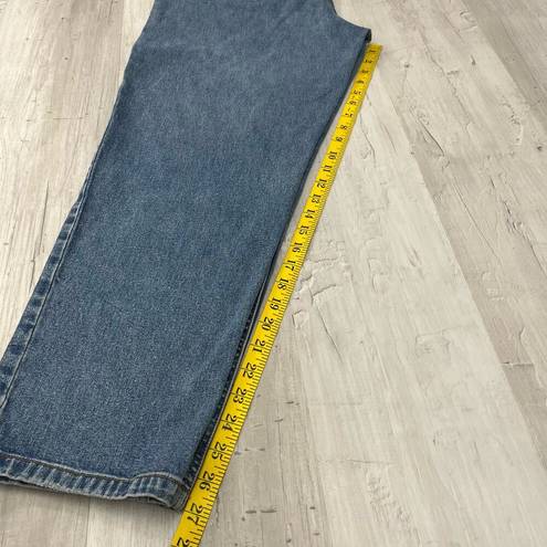 Coldwater Creek  High Rise Straight Leg Light Wash Jeans Plus Size 16P