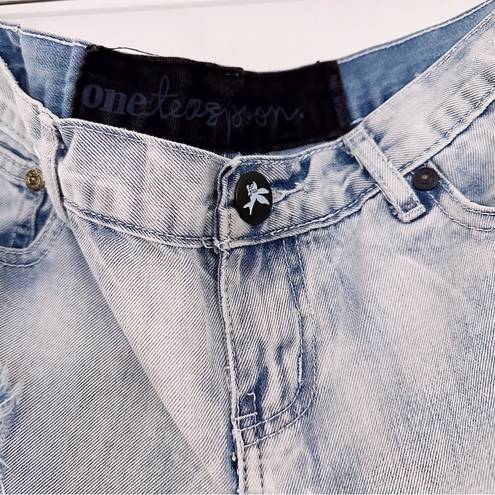 One Teaspoon  Awesome Baggies Jeans in 1966 Distressed Acid Wash Relaxed Fit