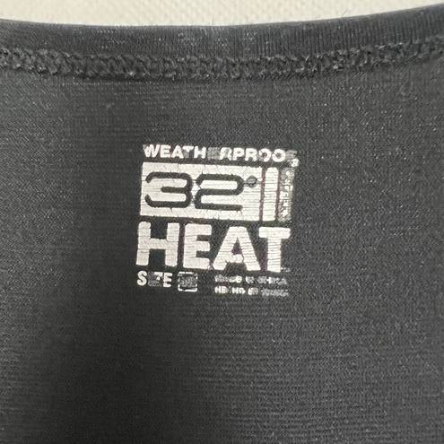 32 Degrees Heat  Activewear Long Sleeve Black Top Size M