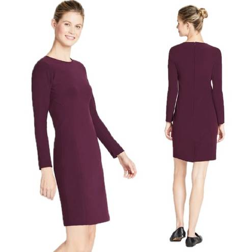 Mulberry Of Mercer  Morgan Long Sleeve Crew Neck A-Line Dress Size XS