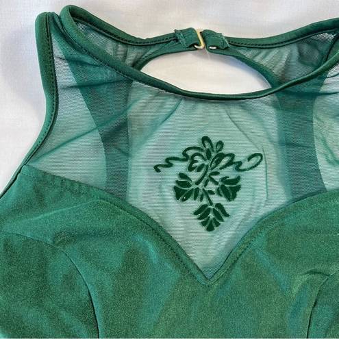 One Piece Janten Images Small Vintage Green Swim Suit  Bodysuit