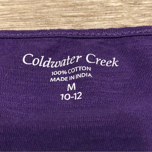 Coldwater Creek Purple Design Women’s T-shirt