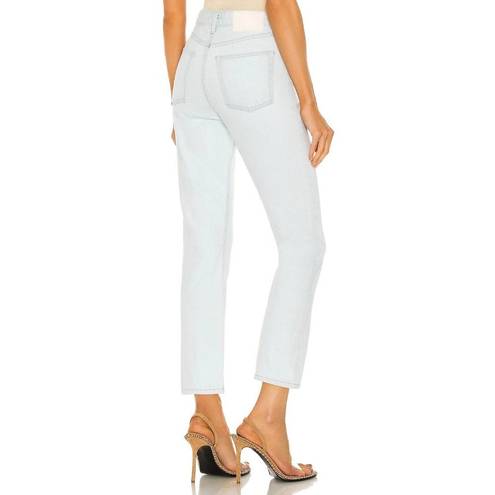 GRLFRND  Karolina High Rise Straight Crop Jeans in Indigo 27 New Womens Denim