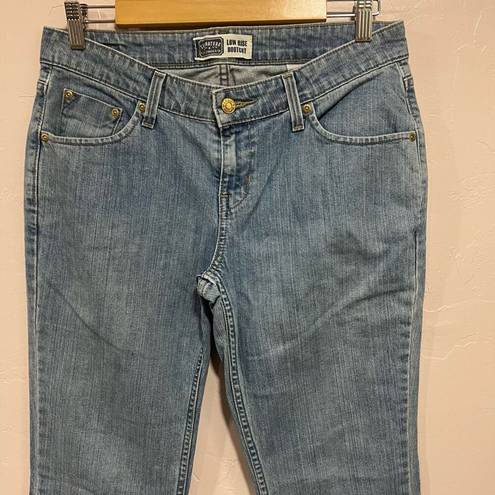 Levi Strauss & CO. Signature By Womens Boot Cut Jeans Blue Low Rise Denim size 6