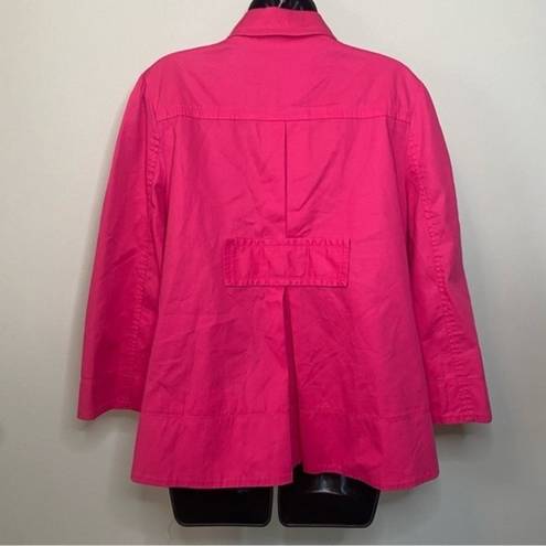 Juicy Couture  Pink Fuchsia Trench Coat Size XL