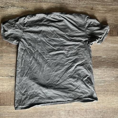 Bohme  Wild and Free Animal Western Graphic T shirt Grey