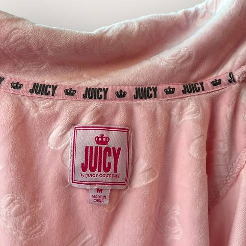 Juicy Couture  Velour Velvet Pink PJ Set Size M