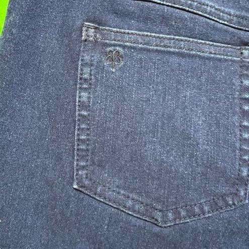 Betabrand ‎ Yoga Denim Classic Pull On Skinny Leg Jeans Dark Wash Medium Long