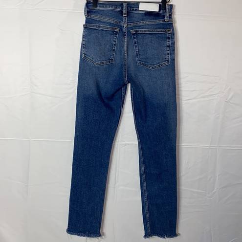 RE/DONE  Originals High Rise Ankle Crop Jeans Size 25