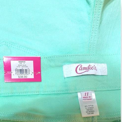 Candie's Candie’s Sea Foam Green Shorts Junior’s Size 11 Stretchy and Comfy!