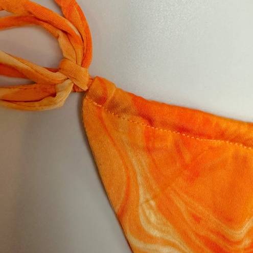 Naked Wardrobe  Sun Sand & String
Bikini 2 Piece Dreamsicle Orange Large NWT