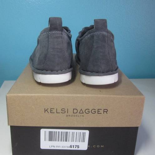 Kelsi Dagger  "Royce" Kid Suede Shoes in Dark Gray "Slate" Size 8.5 / 39 NEW!