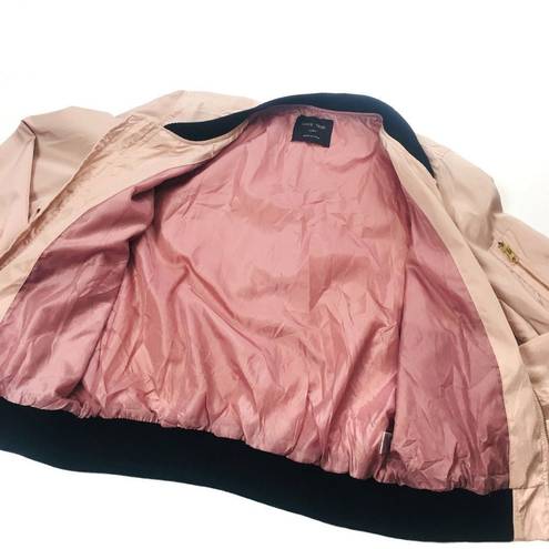 Love Tree Blush Pink Bomber Jacket by 