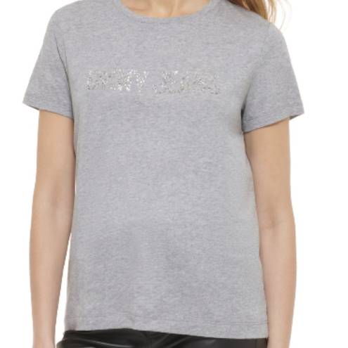 DKNY  Jeans Women's Rhinestone Logo Crewneck TShirt NWT size XS