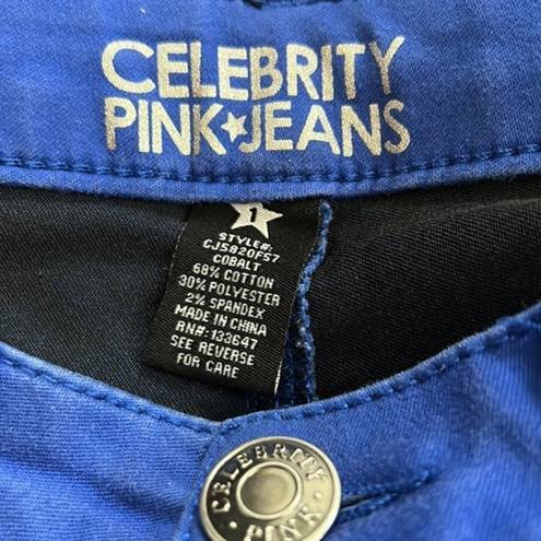 Celebrity Pink  Jeans size 1 bright blue‎