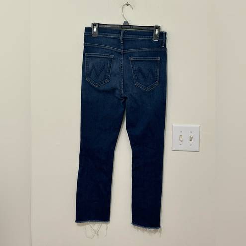 Mother The Insider Crop Step Fray Size 28 Denim Jeans