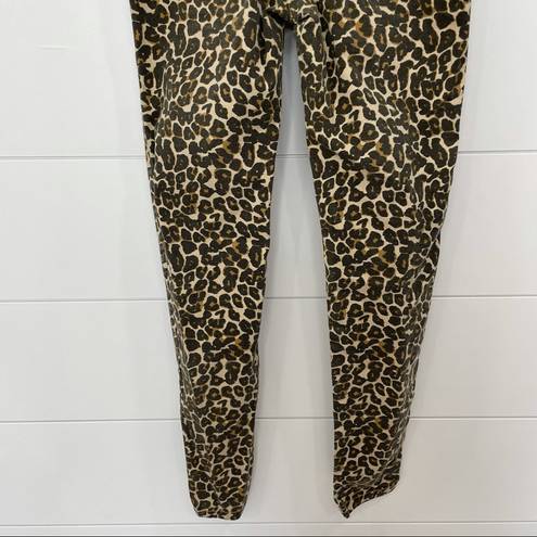 We The Free Free People  Leopard Print High Waisted Pants Size 24