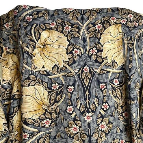 Krass&co Morris &  H&M Floral Art Nouveau Jacket Boyfriend Blazer 1 Button Size 6