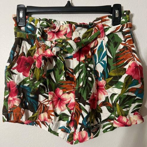 Bebop Tropical Linen Shorts