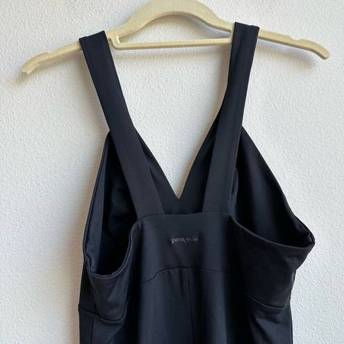 Patagonia  Womens Black Corinne V Neck Sleeveless Athletic Dress Size Medium