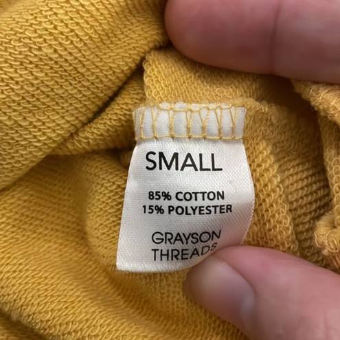 Grayson Threads NWOT Gold Yellow 78 Crewneck Sweatshirt Top New