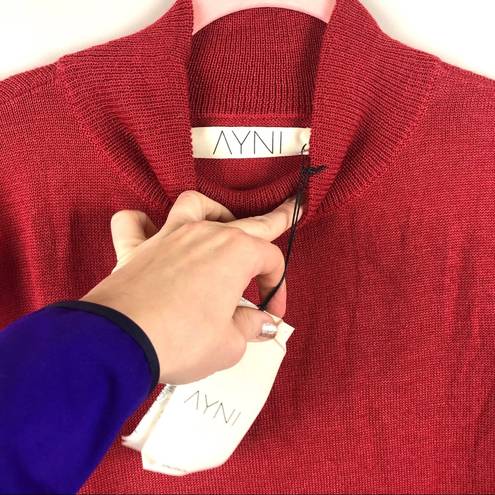 Onyx AYNI REVOLVE  Sweater Dress in Red Size Small NWT