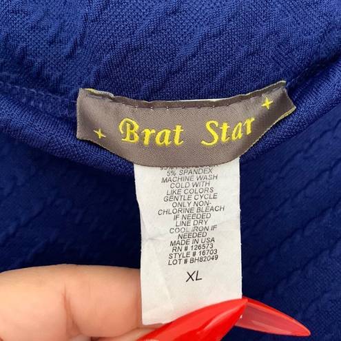 Brat Star  Blue Pencil Skirt