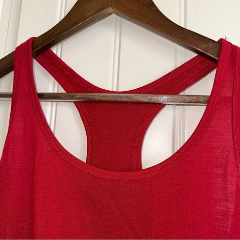 Old Navy Active  red racer back tank running top women M